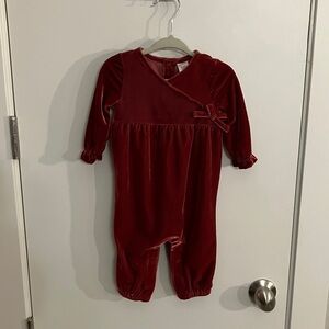 Elegant Burgundy Kids Footie by [Brand]